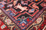 Black New Authentic Persian Nahavand Handmade Wool Rug - 5' 7" X 10' 4" - Golden Nile