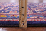 Blue New Authentic Persian Hamadan Hand Knotted Runner Rug - 3' 10" X 9' 6" - Golden Nile