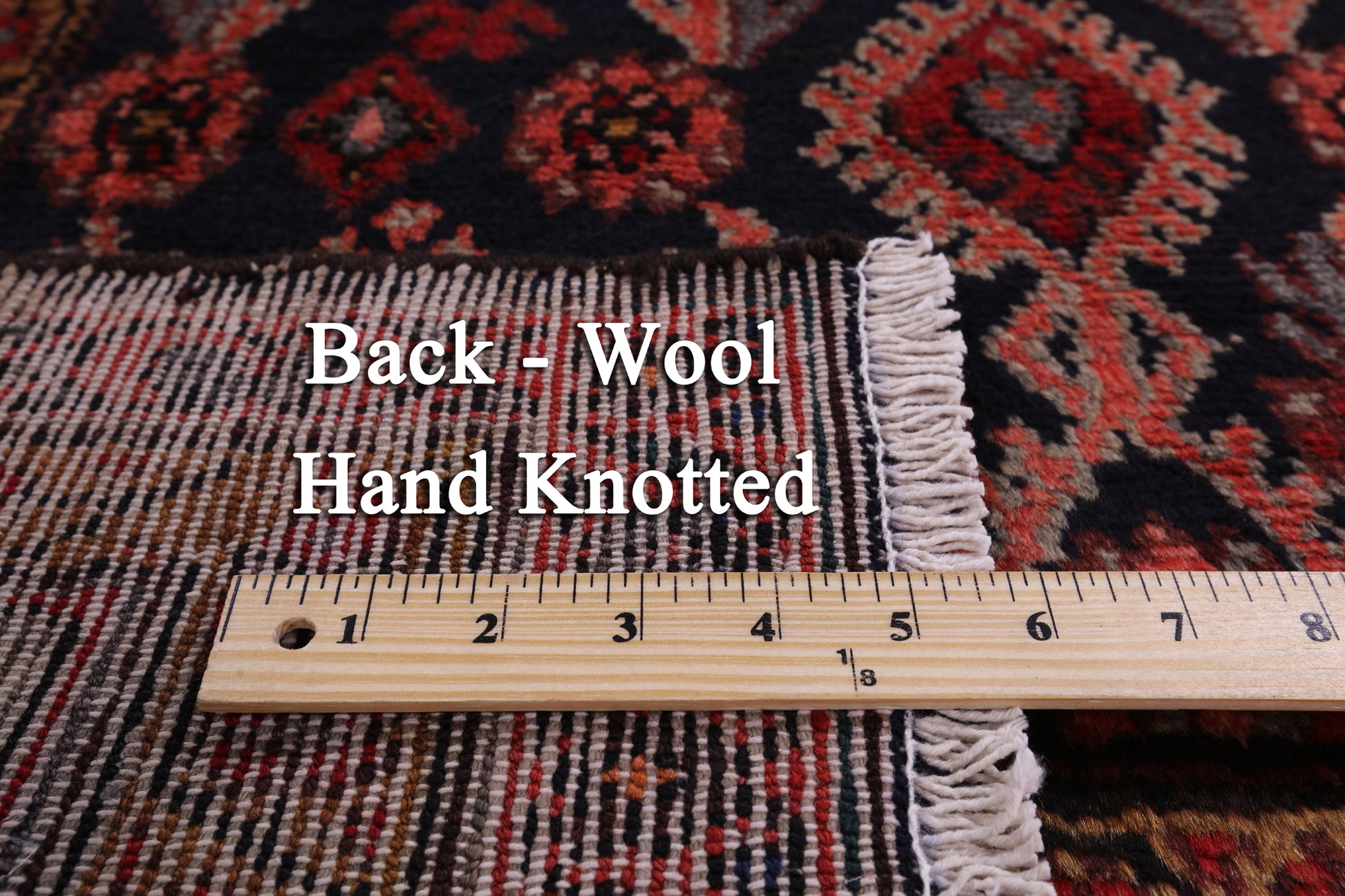 New Persian Hamadan Runner Rug - 3' 9" X 10' 8" - Golden Nile