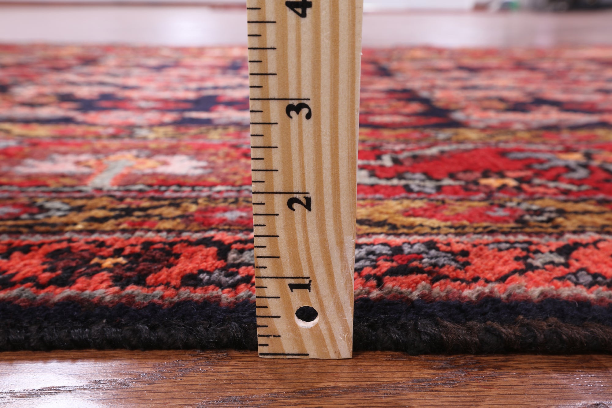 New Authentic Persian Hamadan Runner Rug - 3' 7" X 10' 7" - Golden Nile