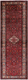 Red New Authentic Persian Hamadan Runner Rug - 3' 8" X 11' 1" - Golden Nile