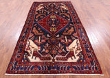New Authentic Persian Nahavand Rug - 5' 4" X 9' 9" - Golden Nile