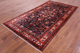 Black New Authentic Persian Nahavand Rug - 5' 0" X 9' 5" - Golden Nile