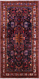 Black New Authentic Persian Nahavand Rug - 4' 11" X 10' 0" - Golden Nile
