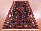 Black New Authentic Persian Nahavand Rug - 4' 11" X 10' 0" - Golden Nile