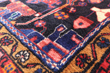 Black New Authentic Persian Nahavand Rug - 4' 11" X 10' 0" - Golden Nile