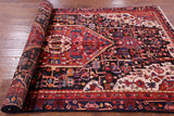 Black New Authentic Persian Nahavand Area Wool Rug - 4' 9" X 9' 2" - Golden Nile