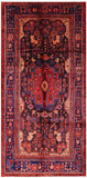 Black New Authentic Nahavand Persian Hand Knotted Wool Rug - 5' 4" X 10' 11" - Golden Nile