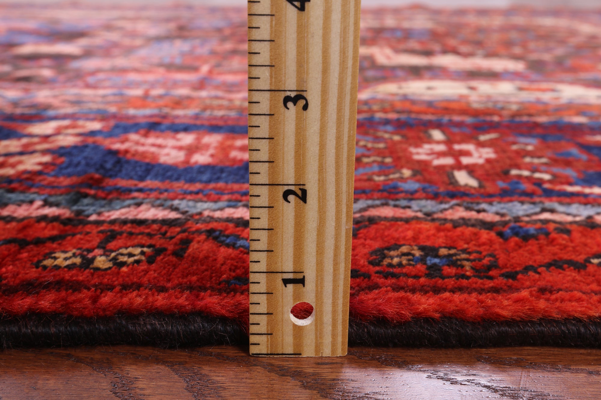 Black New Authentic Nahavand Persian Hand Knotted Wool Rug - 5' 4" X 10' 11" - Golden Nile