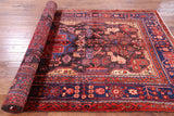 Black New Authentic Nahavand Persian Hand Knotted Wool Rug - 5' 4" X 10' 11" - Golden Nile