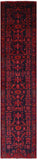 New Authentic Persian Hamadan Hand Knotted Runner Rug - 3' 8" X 16' 3" - Golden Nile