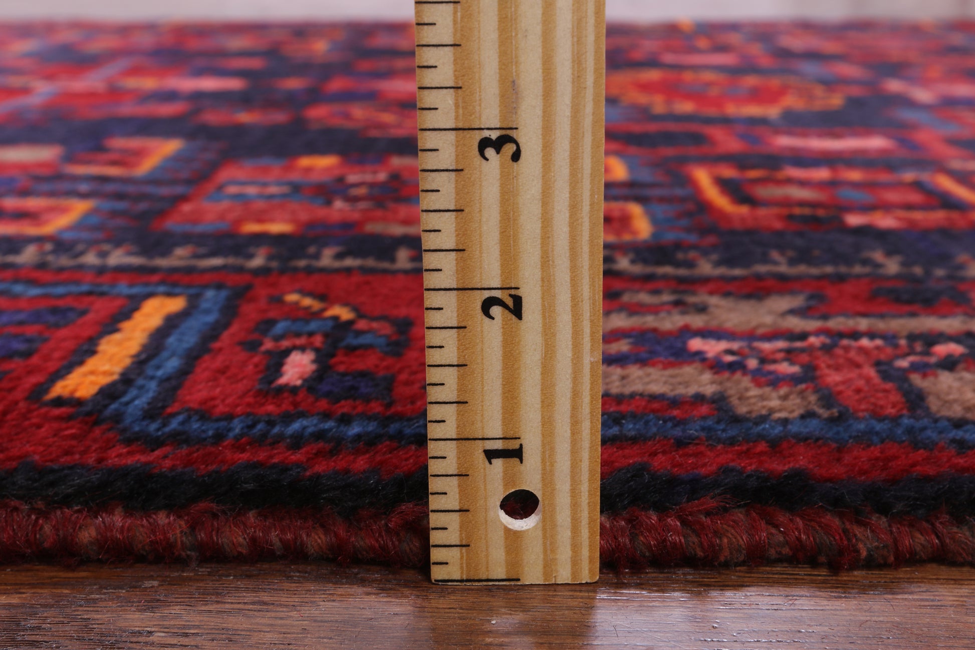 New Authentic Persian Hamadan Hand Knotted Runner Rug - 3' 8" X 16' 3" - Golden Nile