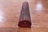 New Authentic Persian Hamadan Hand Knotted Runner Rug - 3' 8" X 16' 3" - Golden Nile