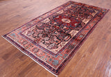 Black New Authentic Persian Nahavand Wool Rug - 5' 2" X 10' 0" - Golden Nile