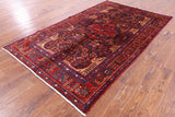 Black New Authentic Persian Nahavand Wool Rug - 5' 3" X 9' 0" - Golden Nile