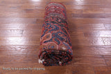 Black New Authentic Persian Nahavand Hand Knotted Rug - 4' 11" X 9' 9" - Golden Nile