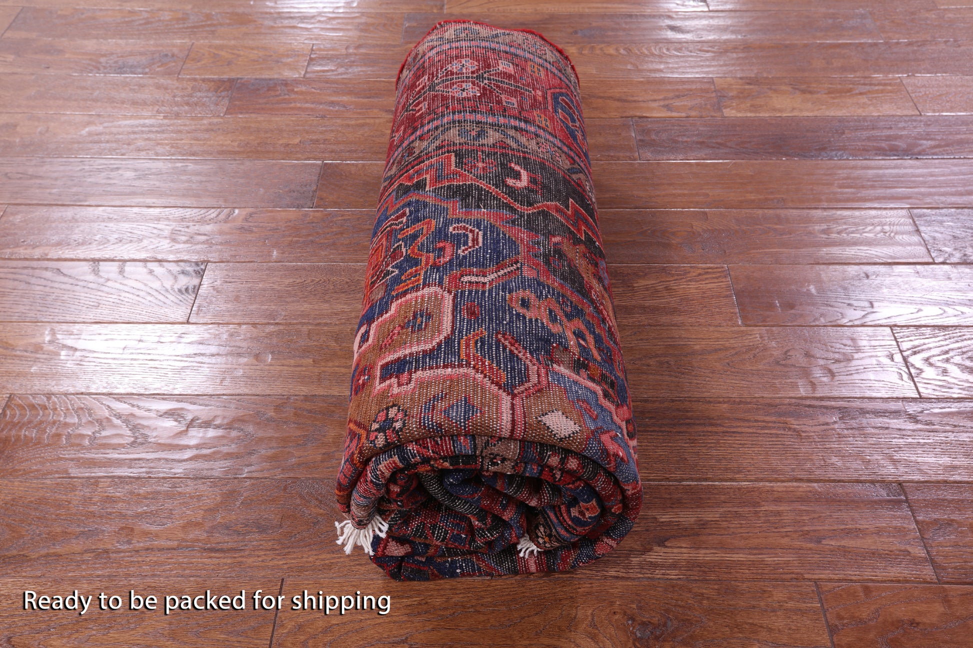 Black New Authentic Persian Nahavand Hand Knotted Rug - 4' 11" X 9' 9" - Golden Nile