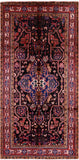 Black New Authentic Persian Nahavand Wool Rug - 5' 5" X 10' 10" - Golden Nile