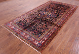 Black New Authentic Persian Nahavand Wool Rug - 5' 5" X 10' 10" - Golden Nile