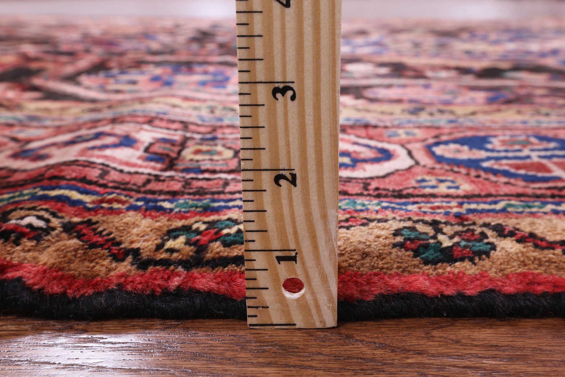 Black New Authentic Persian Nahavand Wool Rug - 5' 5" X 10' 10" - Golden Nile