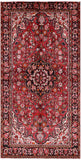 Red New Authentic Persian Nahavand Handmade Rug - 5' 2" X 9' 6" - Golden Nile