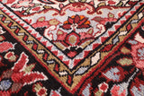 Red New Authentic Persian Nahavand Handmade Rug - 5' 2" X 9' 6" - Golden Nile