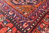 Black New Authentic Persian Nahavand Hand Knotted Rug - 5' 7" X 9' 9" - Golden Nile