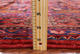 Black New Authentic Persian Nahavand Hand Knotted Rug - 5' 7" X 9' 9" - Golden Nile