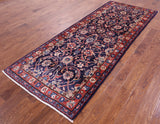 New Authentic Persian Mahal Wool Runner Rug - 3' 9" X 10' 0" - Golden Nile