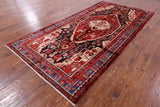 Black New Persian Nahavand Wool Rug - 5' 6" X 10' 11" - Golden Nile