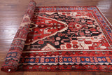 Black New Persian Nahavand Wool Rug - 5' 6" X 10' 11" - Golden Nile