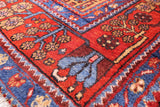 Black New Authentic Persian Nahavand Hnad Knotted Rug - 5' 4" X 9' 1" - Golden Nile