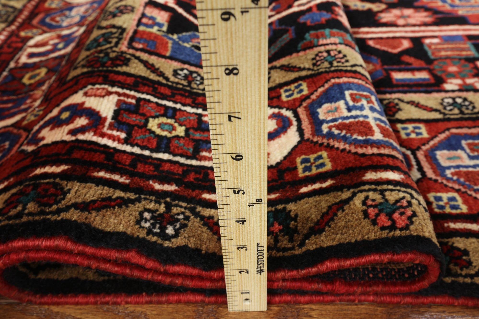 New Persian Nahavand Wool Rug 5' 5" X 10' 1" - Golden Nile