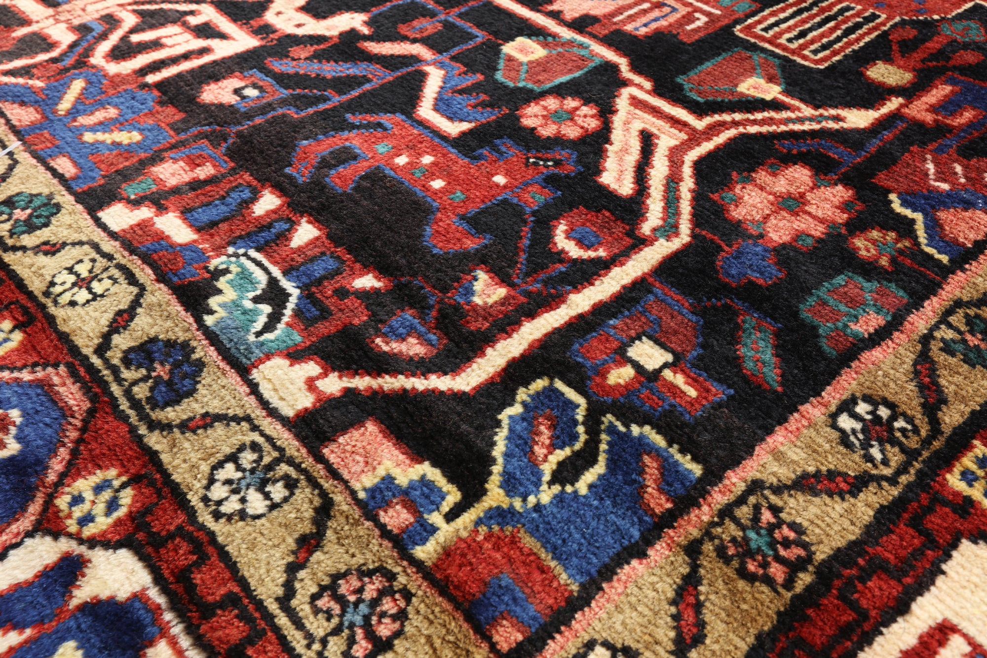 New Persian Nahavand Wool Rug 5' 5" X 10' 1" - Golden Nile