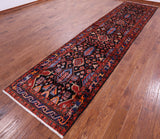 New Authentic Persian Nahavand Runner Rug - 3' 8" X 16' 2" - Golden Nile