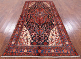 Black New Persian Nahavand Wool Rug - 5' 0" X 10' 4" - Golden Nile