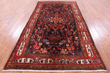 Black New Authentic Persian Nahavand Rug - 5' 5" X 9' 9" - Golden Nile