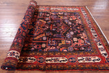 Black New Authentic Persian Nahavand Rug - 5' 5" X 9' 9" - Golden Nile