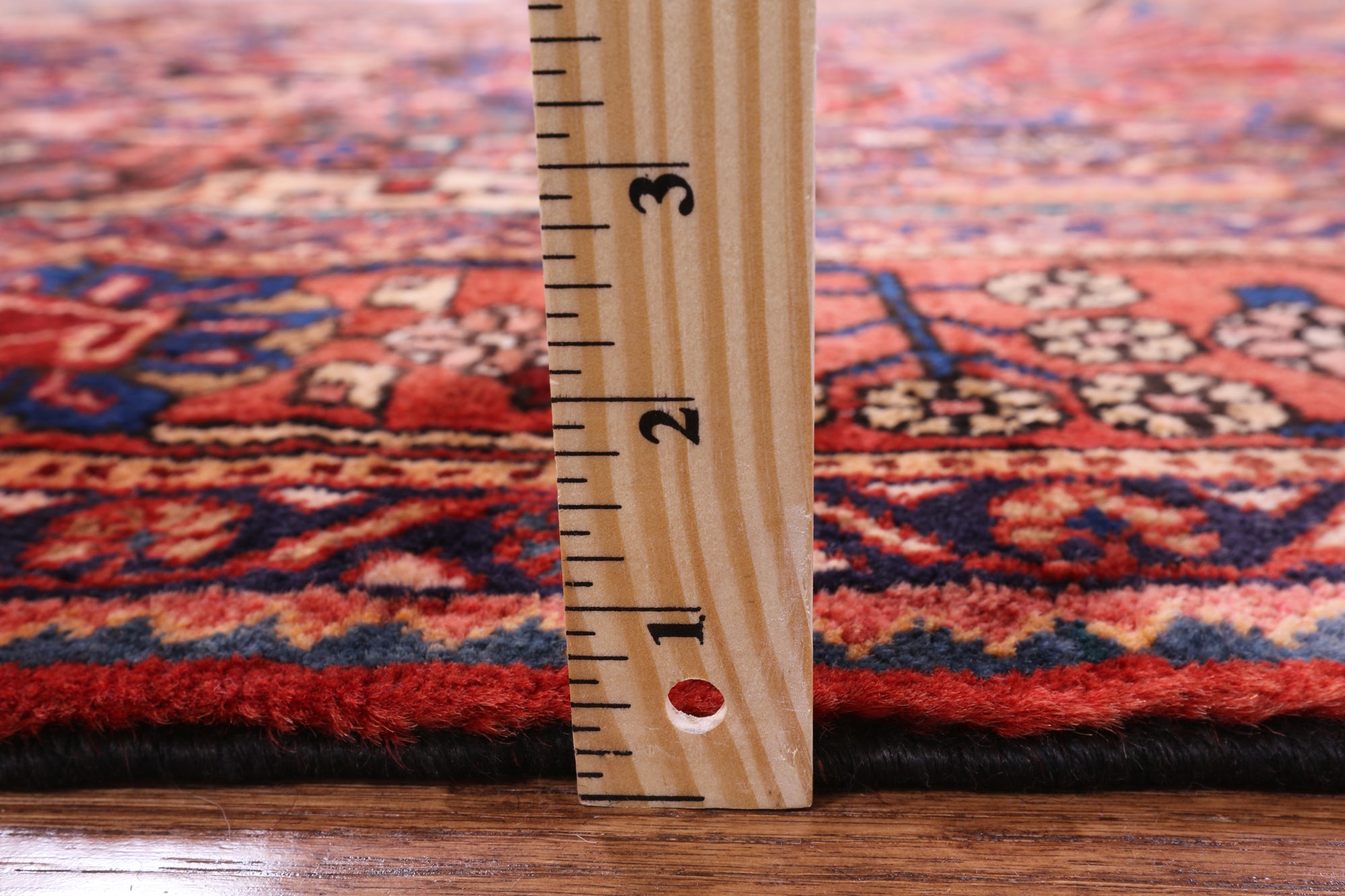 Black New Authentic Persian Nahavand Area Rug - 5' 5" X 9' 3" - Golden Nile