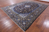 New Authentic Persian Kashan Handmade Rug - 10' 5" X 13' 8" - Golden Nile