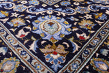 New Authentic Persian Kashan Handmade Rug - 10' 5" X 13' 8" - Golden Nile