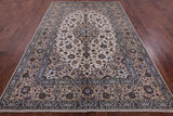 New Authentic Persian Kashan Hand Knotted Rug - 6' 7" X 10' 0" - Golden Nile