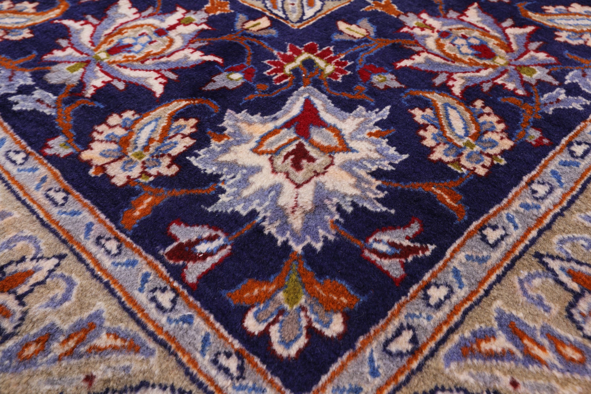 Red New Authentic Persian Tabriz Hand Knotted Wool Rug - 10' 4" X 14' 6" - Golden Nile