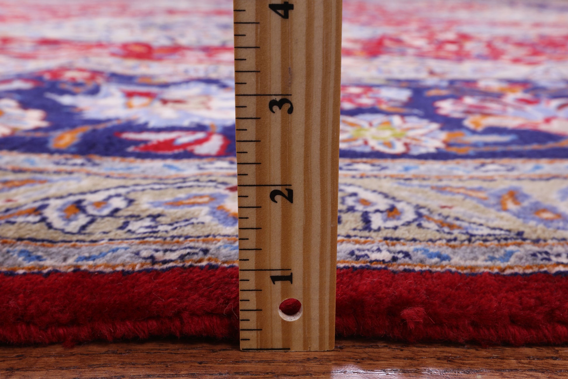 Red New Authentic Persian Tabriz Hand Knotted Wool Rug - 10' 4" X 14' 6" - Golden Nile