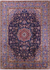 New Authentic Persian Isfahan Hand Knotted Wool Rug - 10' 0" X 13' 11" - Golden Nile