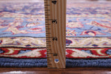 Blue New Authentic Persian Isfahan Hand Knotted Wool Rug - 10' 0" X 13' 11" - Golden Nile