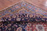 Blue New Authentic Persian Isfahan Hand Knotted Wool Rug - 10' 0" X 13' 11" - Golden Nile