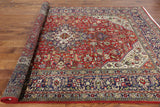 New 6' 8" X 9' 8" Authentic Persian Tabriz Hand Knotted Rug - Golden Nile