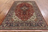 New 6' 8" X 9' 8" Authentic Persian Tabriz Hand Knotted Rug - Golden Nile