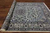 New Hand Knotted Authentic Nain Wool & Silk Persian Rug 6' 7" X 9' 10" - Golden Nile